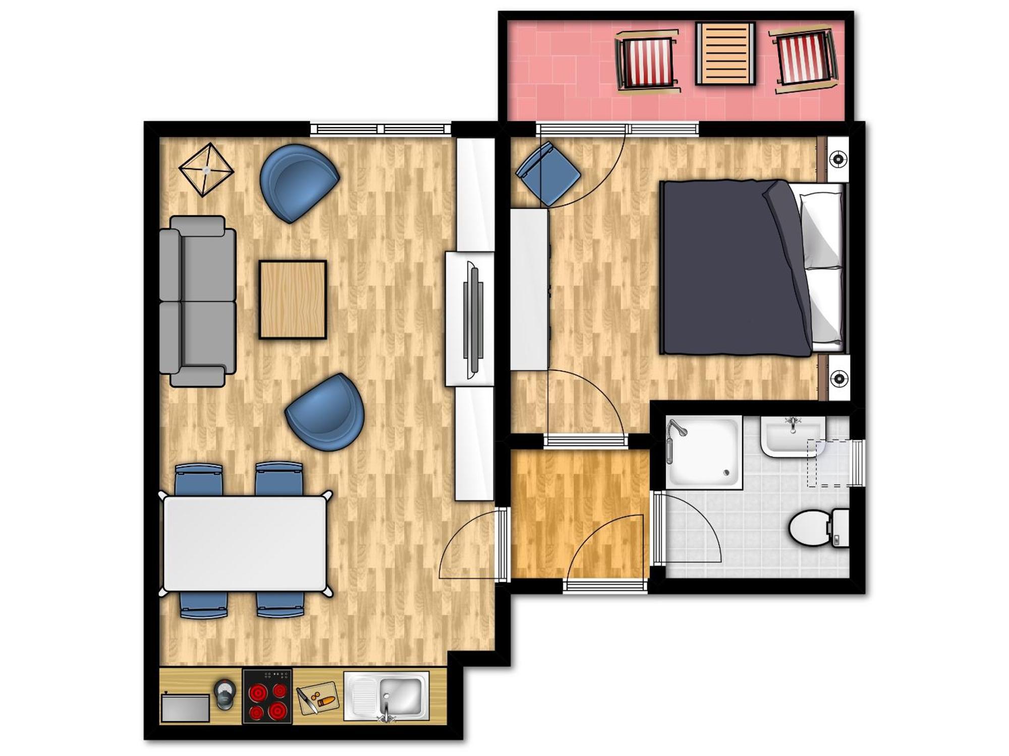 Haus Coordes 04 Apartment *